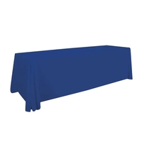 8' table throw made of 100% woven polyester pongee fabric with... from ASI...
