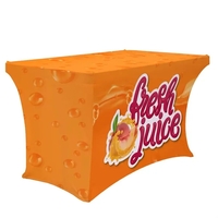 4' table throw made of two-way stretch fabric with form-fitting look... from...