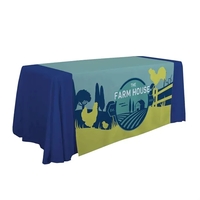 57" x 80" polyester poplin table runner with customization.... from ASI 87188...