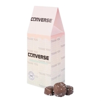 Eco gable box filled with 5 oz of luxurious dark chocolate... from ASI 44900...