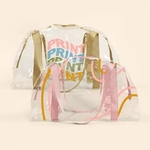 SOMEWHERE TOTE - CLEAR VINYL