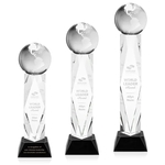 Globe Award on Toscana Base - Black