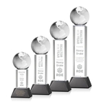 Globe Award on Stowe Base - Black