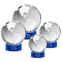 Globe Award on Stanrich Base - Blue... from ASI 84592 St Regis Group / St Regis