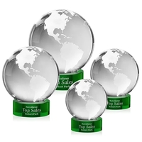Globe Award on Stanrich Base - Green... from ASI 84592 St Regis Group / St Regis
