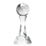 Globe Award on Langport Base - Clear