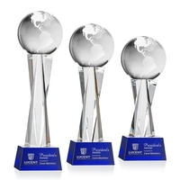 Globe Award on Grafton Base - Blue... from ASI 84592 St Regis Group / St Regis