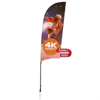 9' razor sail sign made of super poly knit fabric with... from ASI 87188...