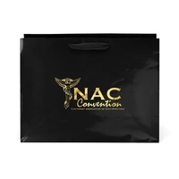 Premium-weight gloss-laminated Eurotote with 14" long woven handles and...