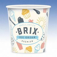 16 oz. compostable paper cup with hi-definition full color imprint. Made......