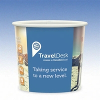 16 oz. compostable paper cup with hi-definition full color imprint. Made......