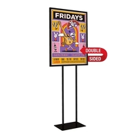 22.25" x 59.75" x 10" flat base steel sign with 4mm... from ASI 87188...