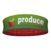 4' x 12" EuroFit Pro hanging banner kit with double sided... from ASI 87188...