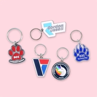 1.75" x 1.75" Diestruck Soft Enamel Keychain