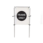 4'W x 5'H In-Ground Banner Hardware - Single Banner