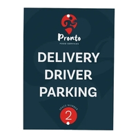 24" x 24" single-sided graphic for the 72" Rover Portable Sign... from ASI...