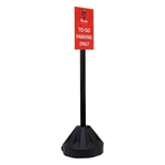 60" Rover Portable Sign Post Single-Sided Kit