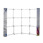 Curved Show 'N Rise Floor Display End Panel (Mural)