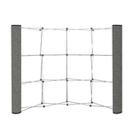 Curved Show 'N Rise Floor Display End Panel (Fabric)