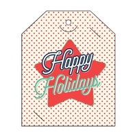 Foldover Tab Closure Gift Card Holder Printed Full Color