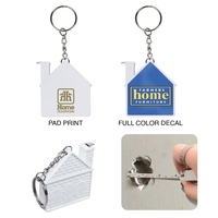 House Tape Measure Key Chain