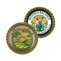 1.75" Speed Challenge Coin Wreath Border w/ 3D Texture Print