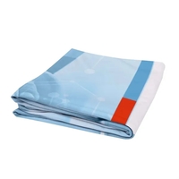 Polyester knit graphic cover designed for use with the 8'W x... from ASI...