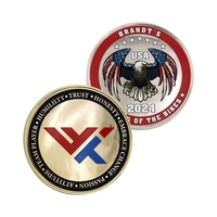 2" die cast metal challenge coin with 3D texture imprint and... from ASI...