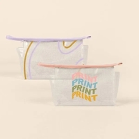 A rectangular pouch with a zipper closure and a handy little... from ASI...