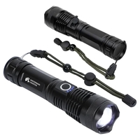 Rechargeable Aluminum Telescopic-Focus LED Flashlight... from ASI 36730 Ariel...