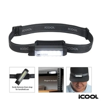 iCOOL® Templeton Rechargeable LED Headlamp... from ASI 67866 Logomark/Valumark