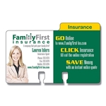 Laminated Plastic Rotary Card - Right Tab (4x2.5625) - 14 pt