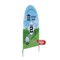 Lawn sign kit with 3' x 5' polyester sign with double... from ASI 87188...