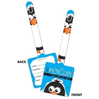 Plastic Square I.D. Tags UV-Coated (1S) - 3.25x9.5 - 10 pt... from ASI 91760...