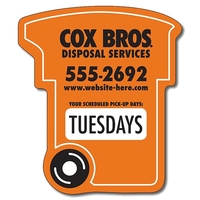 Magnet - Trash Can (3.475x4) - 20 Mil.... from ASI 91760 Tradenet Publishing...