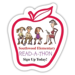 Magnet - Apple Shape (1.875x2.125) - 25 Mil.