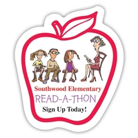 Magnet - Apple Shape (1.875x2.125) - 20 Mil.