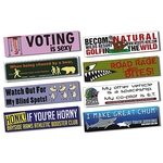 Magnetic Car/Truck/Auto/Vehicle Bumper Sign - 11.5x3