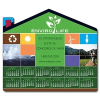 Magnet - House Shape (4x3.5) - 20 Mil.... from ASI 91760 Tradenet Publishing...