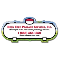 Magnet - Propane Tank Shape (5x2.25) - 25 Mil.... from ASI 91760 Tradenet...