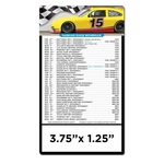 Magnet Sport Schedules - 4x7 NASCAR Round Corners - 25 mil.