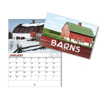 13 Month Mini Custom Photo Appointment Wall Calendar - BARNS