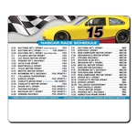 Magnet Sport Schedules - 3.5x4 NASCAR Round Corners - 25 mil