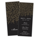 Wedding Menu Card Flat - 3.5x8.5