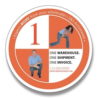 Magnet - 3.5 Inch Diameter Circle - 25 Mil.... from ASI 91760 Tradenet...