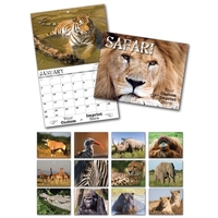 13 Month Custom Appointment Wall Calendar - SAFARI... from ASI 91760 Tradenet...