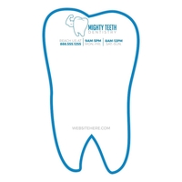 Mini Memo Board Shape - 4.9375x8.5 Laminated - TOOTH - 14 pt