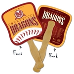 Mini Hand Fan - 5.25x5.5 Laminated - 14 pt.