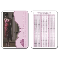 Oversize Laminated Wallet Card - 3.5x2.5 (2-Sided) - 14 pt.... from ASI 91760...