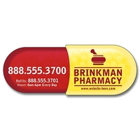Magnet - Pill Capsule Shape (1.875x5.125) - 25 Mil.... from ASI 91760...